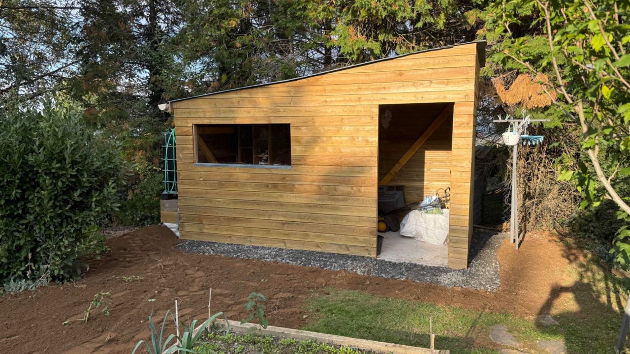 Image après Démolition et Construction d'une cabane de Jardin